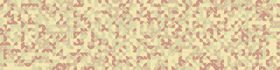 Abstract Geometric Pattern generative computational art illustration