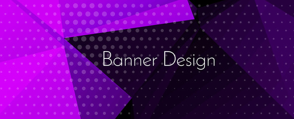 Modern stylish abstract geometric elegant banner pattern background