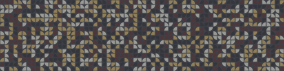 Abstract Geometric Pattern generative computational art illustration