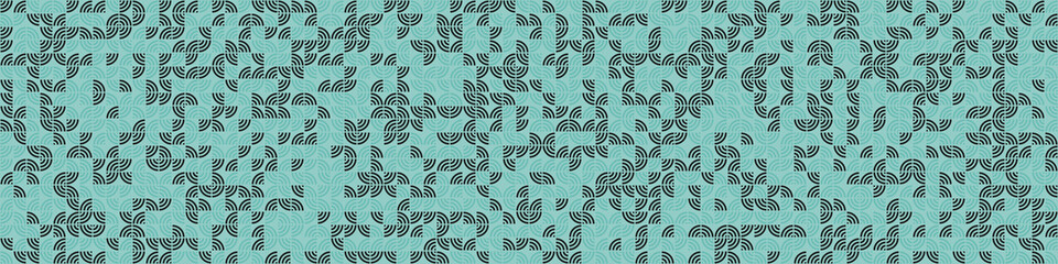 Abstract Geometric Pattern generative computational art illustration