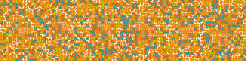 Fototapeta premium Abstract Geometric Pattern generative computational art illustration