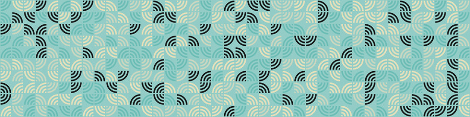 Abstract Geometric Pattern generative computational art illustration