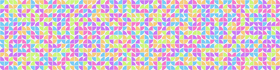 Fototapeta premium Abstract Geometric Pattern generative computational art illustration