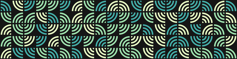 Abstract Geometric Pattern generative computational art illustration