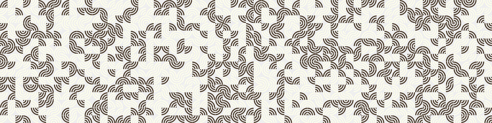 Abstract Geometric Pattern generative computational art illustration