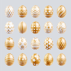 easter eggs gold color2