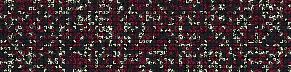 Abstract Geometric Pattern generative computational art illustration