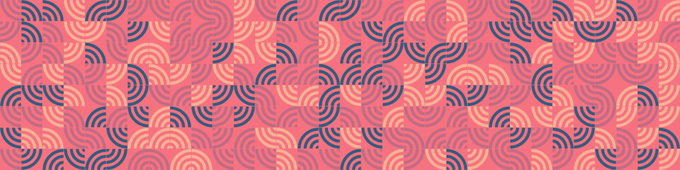 Abstract Geometric Pattern generative computational art illustration