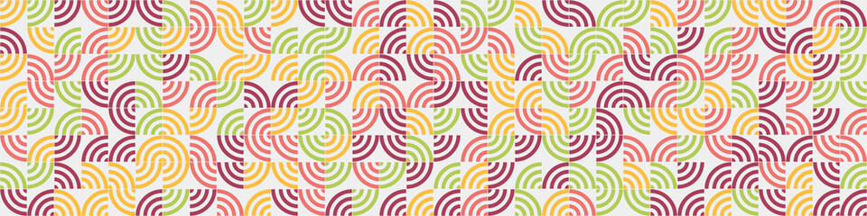 Obraz premium Abstract Geometric Pattern generative computational art illustration