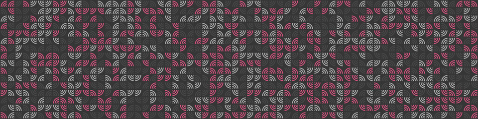 Abstract Geometric Pattern generative computational art illustration