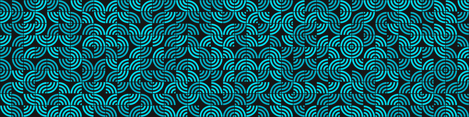 Abstract Geometric Pattern generative computational art illustration