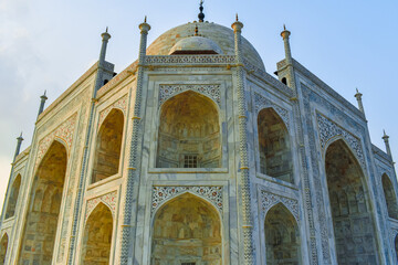 taj mahal in agra country