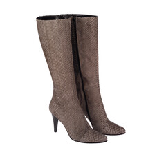 Fashionable women boots for all seasons. Studio shoot