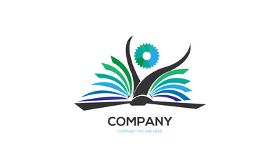 education logo deign art. 