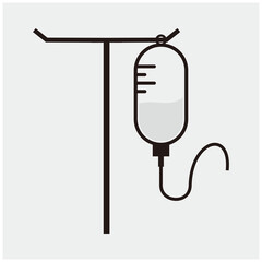 Infusion icon vector illustration sign