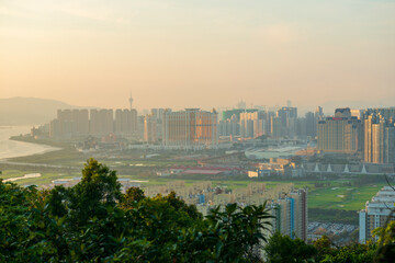 Macau Cityscape from Coloane Park lookout