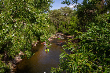 Tubing in Boulder Creek_Boulder, Colorado