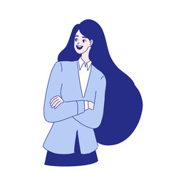 Business woman illustration 