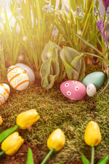 Easter concept background