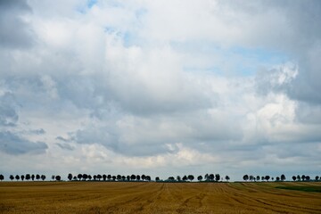 Fontaine-Lavaganne France - 14 August 2020 -Countryside near Marseilles-en--Beauvaisis in Departement Oise