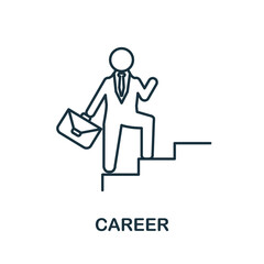 Career icon. Simple illustration from startup collection. Creative Career icon for web design, templates, infographics and more
