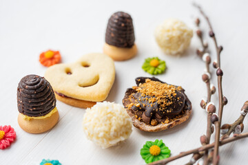 home made baking tartlet pastry selection 