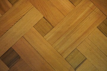 寄木張りの床の模様/The floor of wooden parquet design