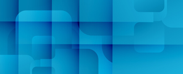 Square shapes composition geometric abstract background. 3D shadow effects and fluid gradients. Modern overlapping forms
