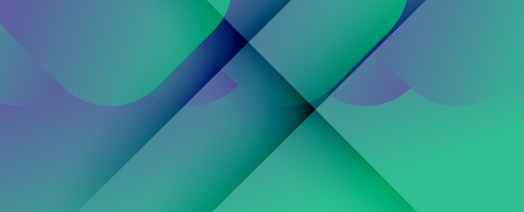 Obraz premium Square shapes composition geometric abstract background. 3D shadow effects and fluid gradients. Modern overlapping forms