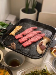 grilled beef steak