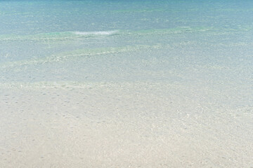 Beautiful tropical white sand beach and sea