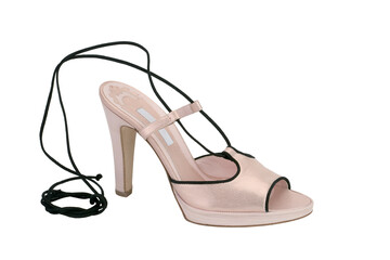 Fashion summer shoes for women studio shoot