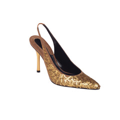 Fototapeta premium Fashion summer shoes for women studio shoot