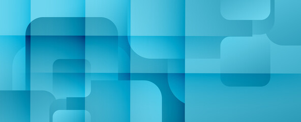 Square shapes composition geometric abstract background. 3D shadow effects and fluid gradients. Modern overlapping forms