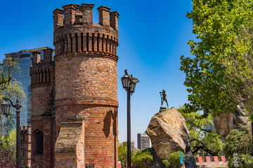 Castillo Hidalgo Saint Lucia Hill Santiago Chile