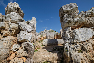 Torre d'en Galm&eacute;s talayotic village, Alaior, Menorca, Balearic Islands, Spain