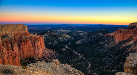Sunset on Bryce Canyon, Bryce Canyon National Park, Utah