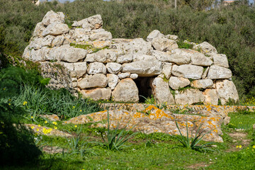 Rafal Rubí naveta, bronze age, Alaior, Menorca, Balearic Islands, Spain
