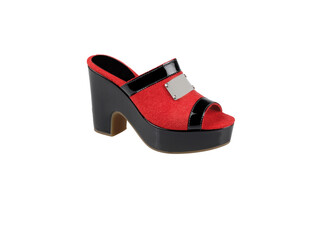 Fashion summer shoes for women studio shoot