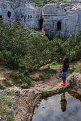 necropolis, Cala Morell, Ciutadella, Menorca, Balearic Islands, Spain