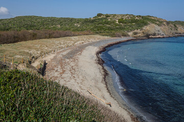 Tortuga beach, s'Albufera des Grau Natural Park, Menorca, Balearic Islands, Spain