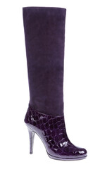 Fashionable women boots for all seasons. Studio shoot