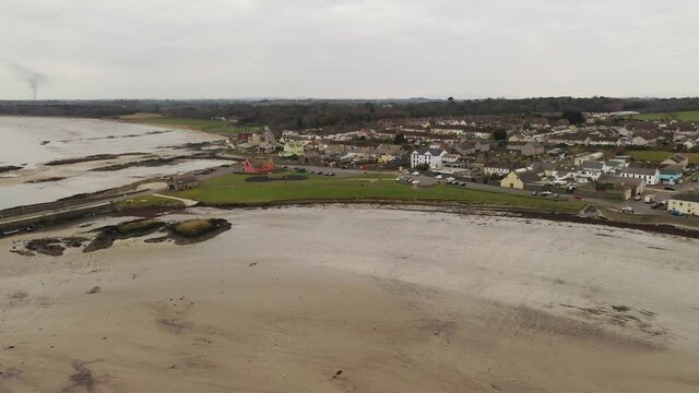 Ballywalter beach and village in Northern Ireland