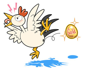 金の卵を産む鶏