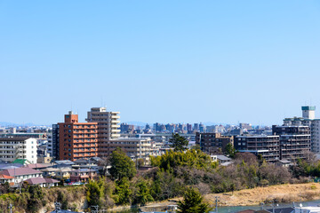 Fototapeta premium 愛宕神社より仙台市内を展望する