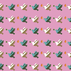 白い鳥と青い鳥