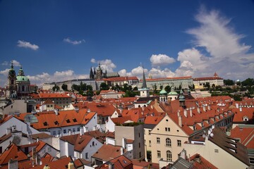 Obraz premium Picture of Prague Castle, Central Bohemia, Czech Republic in summertime.