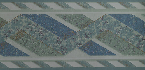 ceramic tile with abstract geometric pattern