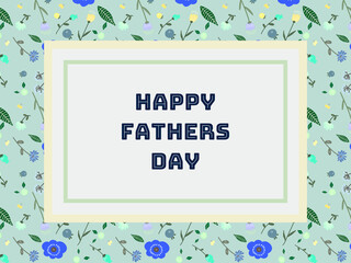 カラフルな父の日メッセージカード