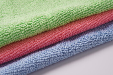 Multicolor micro Fiber cleaning cloth with static electricity that attracts dust